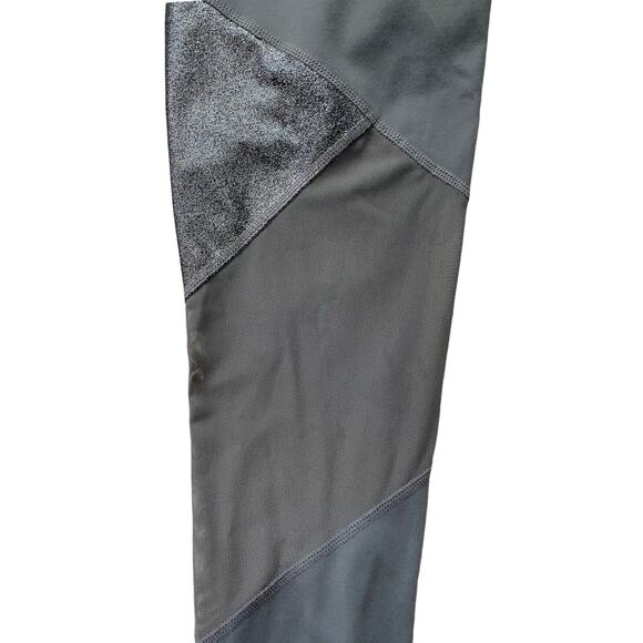 JoyLab Gray Mesh Leggings Women's Small Elastic Waist - Picture 3 of 6